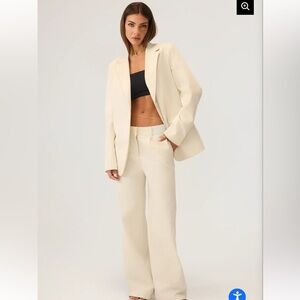 Hypeach oversized Milan blazer in sand